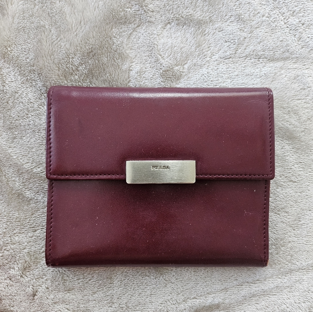 "Vintage" Prada trifold wallet